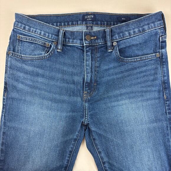 J Crew Factory Men's Slim-Fit Flex Blue Jeans 33/32 (33/31) Style AZ853 - Picture 3 of 12